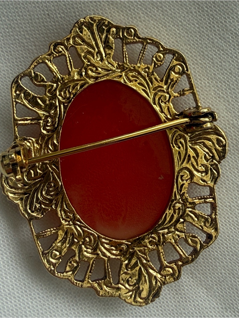 Cameo brooch vintage - Picture 9 of 15